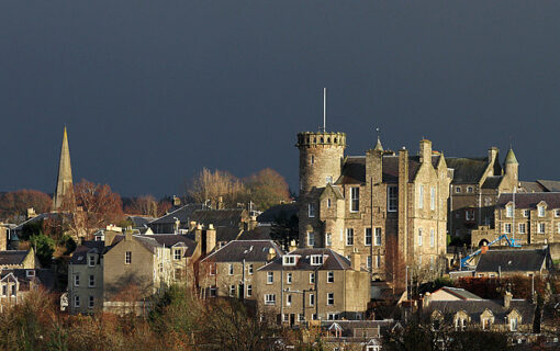 Selkirk in the Borders region of Scotland. Image: Walter Baxter.