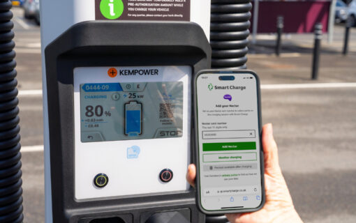 The retailer also launched its 50th Smart Charge EV charging location this week. Image: Sainsbury's.