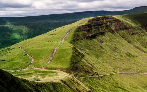 Brecon Beacons in South Wales. Image: Robert J Heath.