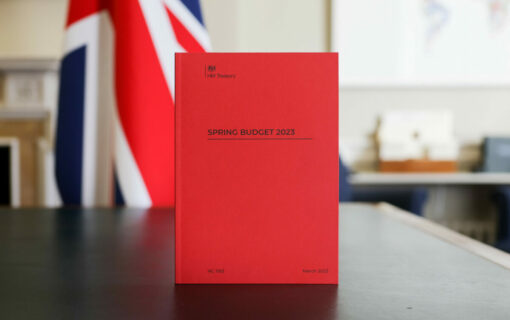 Spring Budget 2023 book - credit HM Treasury