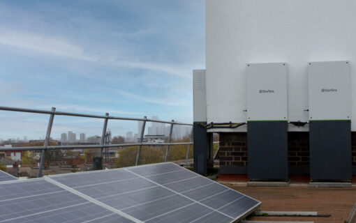 A battery system was recently installed as part of the trial. Image: EDF.