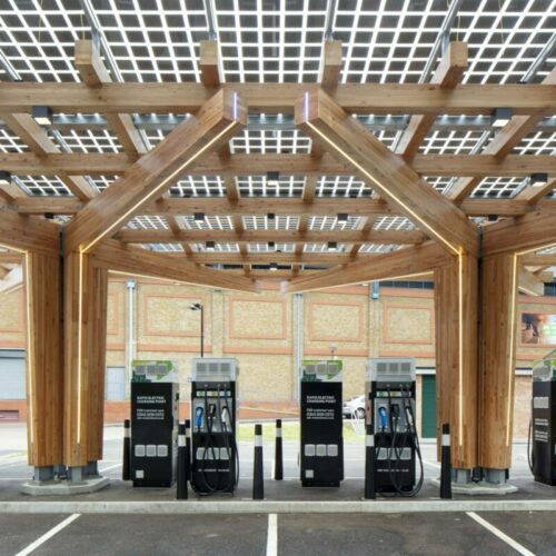 TfL's Glass Yard charging hub sits just outside the South Circular