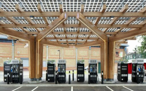 TfL's Glass Yard charging hub sits just outside the South Circular