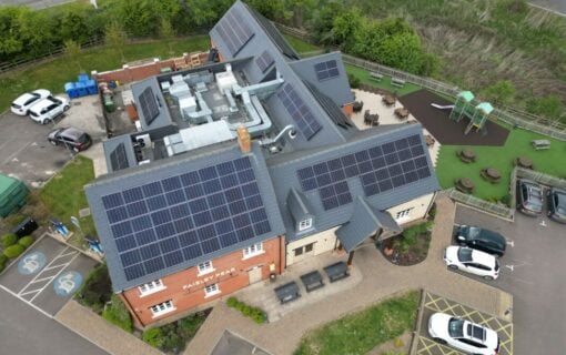 a pub with rooftop solar