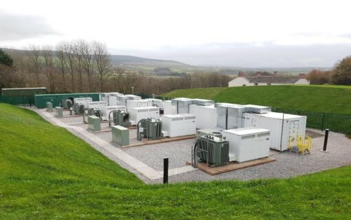 NEC’s GSS Grid Storage Solution has previously been used in the UK at VLC Energy's Cleator project (pictured). Image: NEC.