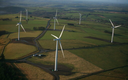 Wind turbines in Wales. Courtesy of Statkraft