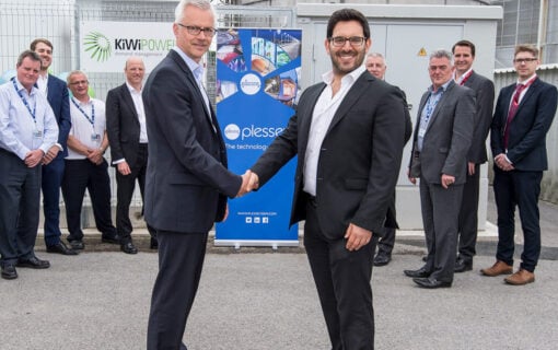 KiWi Power co-founder Yoav Zingher (foreground right) has stood down following the sale of his shares. Image: KiWi Power.