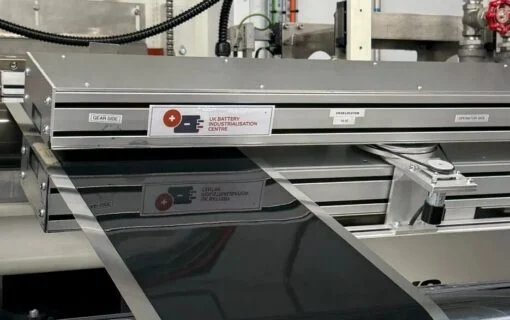 a battery recycling facility