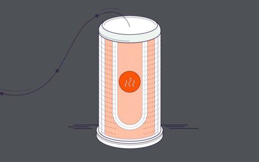 A cutaway of a Caldera storage boiler.