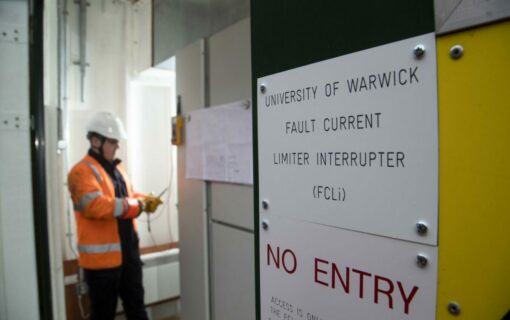 The new device has been installed at the University of Warwick. Image: WPD