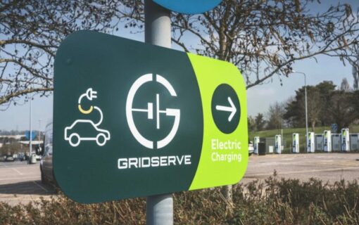 A gridserve charging park sign