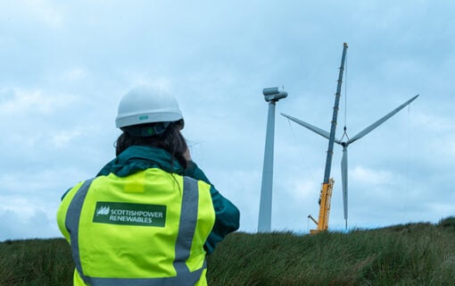 The wind farm first started generating in 1995. Image: ScottishPower.