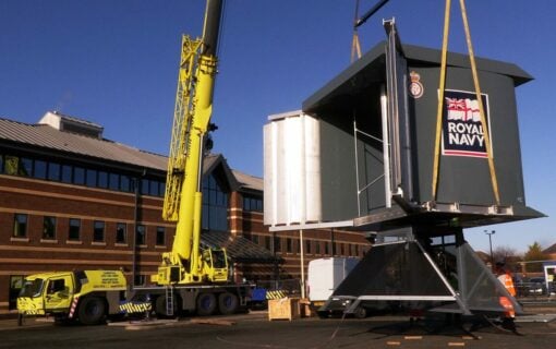 Hover Microgrid turbine at HMS Eaglet.