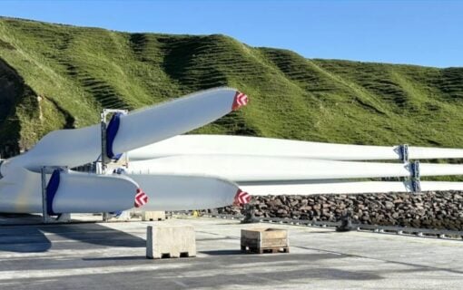 Wind turbine blades for the Limekiln wind farm