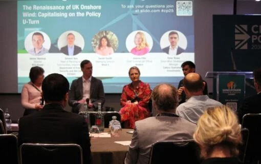 Onshore wind panel at the 2030 Clean Power Summits.