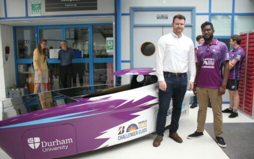 Durham University team's solar EV for the World Solar Challenge.