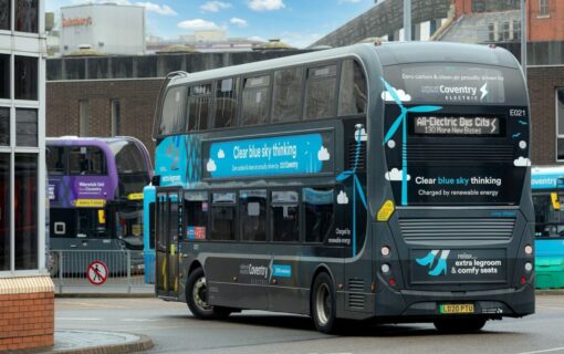 Zenobē previously provided charging infrastructure and batteries for electric buses in Coventry in 2020. Image: Zenobē.